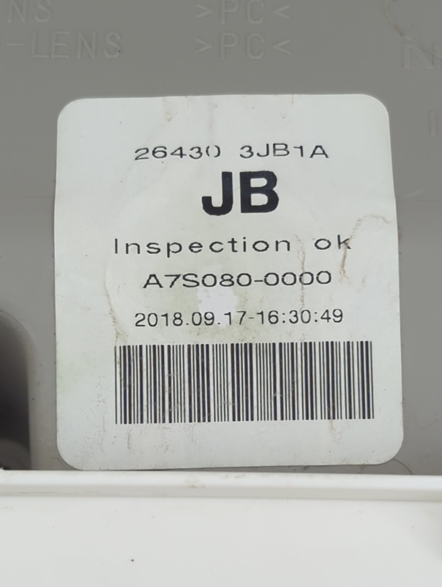 2019 Infiniti Qx60 Overhead Roof Console - Oemusedautoparts1.com