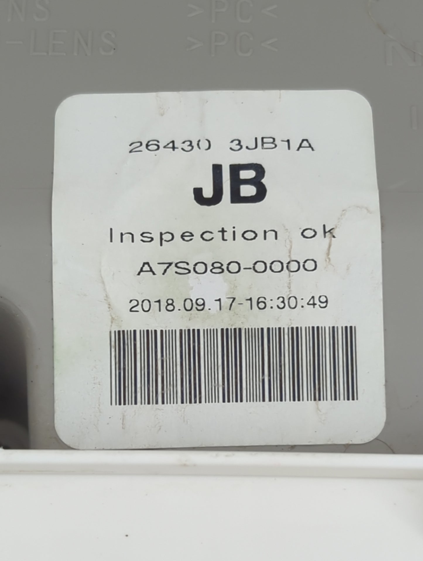 2019 Infiniti Qx60 Overhead Roof Console - Oemusedautoparts1.com
