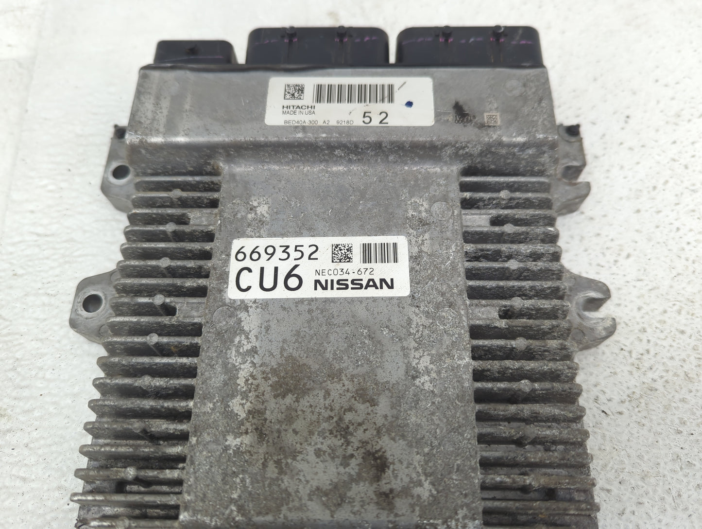 2018-2020 Infiniti Qx60 PCM Engine Control Computer ECU ECM PCU OEM P/N:BED40A-300 NEC034-672 Fits Fits 2018 2019 2020 OEM U