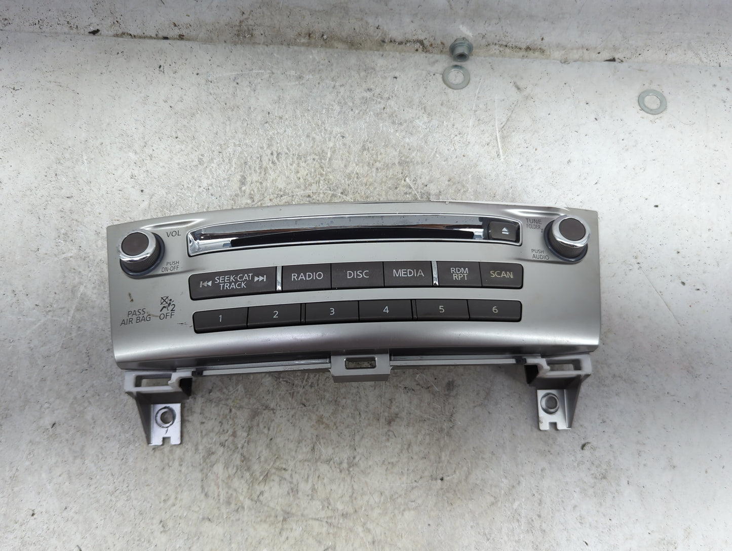 2017-2020 Infiniti Qx60 Radio Control Panel 1489909 - Oemusedautoparts1.com