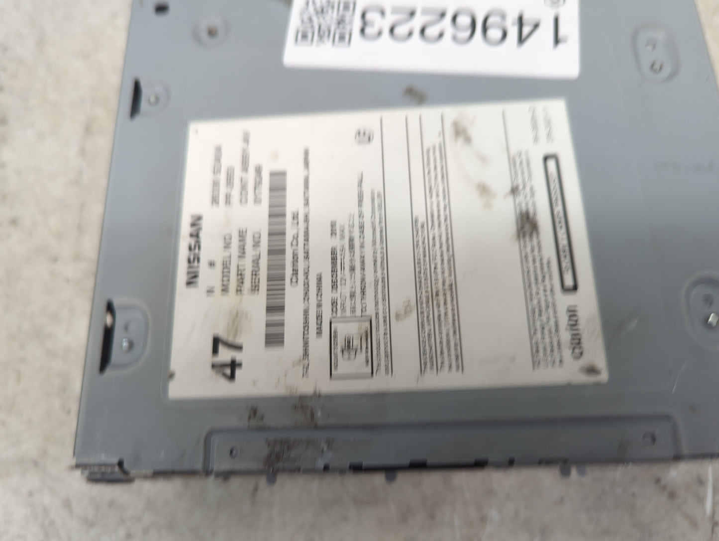 2017-2020 Infiniti Qx60 Radio AM FM Cd Player Receiver Replacement P/N:28185 9NR0A PN 28185 Fits Fits 2017 2018 2019 2020 OE