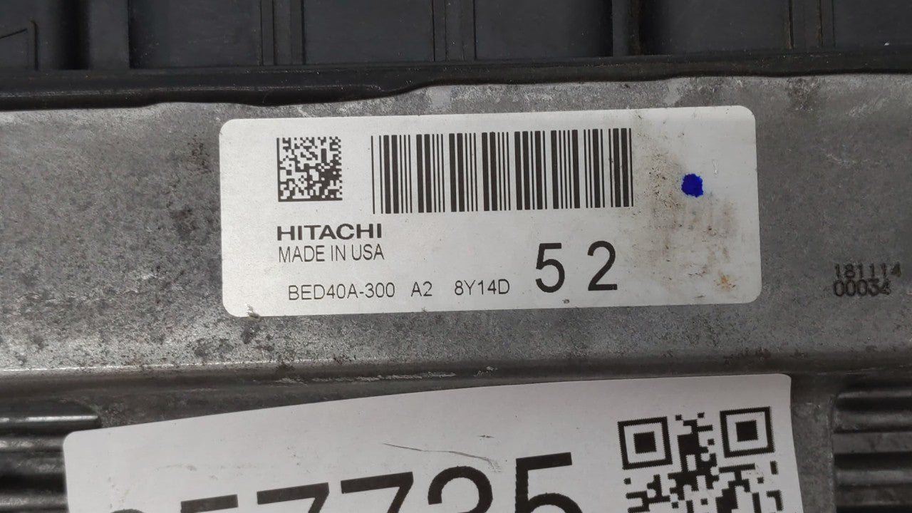 2018-2020 Infiniti Qx60 PCM Engine Control Computer ECU ECM PCU OEM P/N:BED40D-300 A1 237F0 9PJ1A Fits Fits 2018 2019 2020 O
