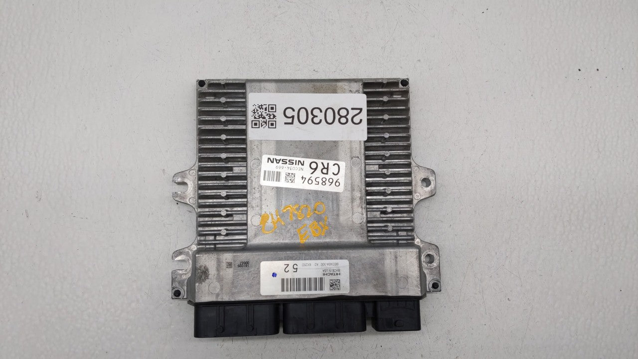 2018-2020 Infiniti Qx60 PCM Engine Control Computer ECU ECM PCU OEM P/N:BED40D-300 A1 237F0 9PJ1A Fits Fits 2018 2019 2020 O