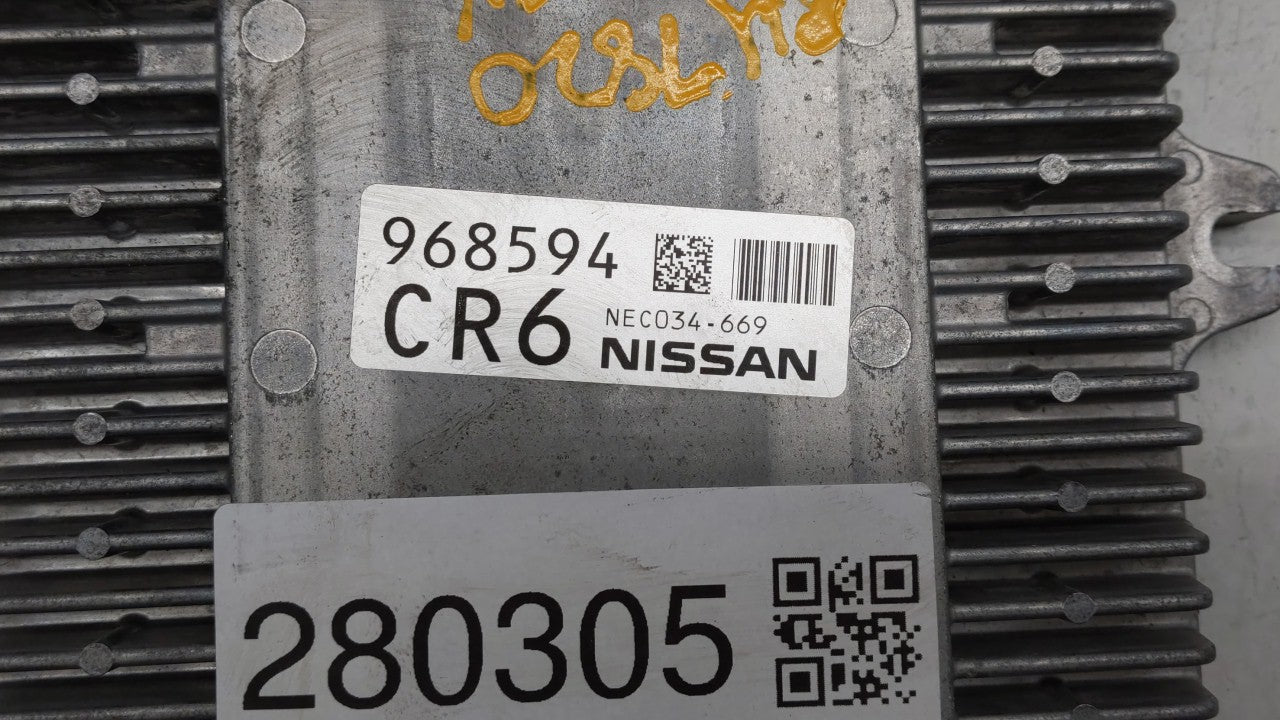 2018-2020 Infiniti Qx60 PCM Engine Control Computer ECU ECM PCU OEM P/N:BED40D-300 A1 237F0 9PJ1A Fits Fits 2018 2019 2020 O