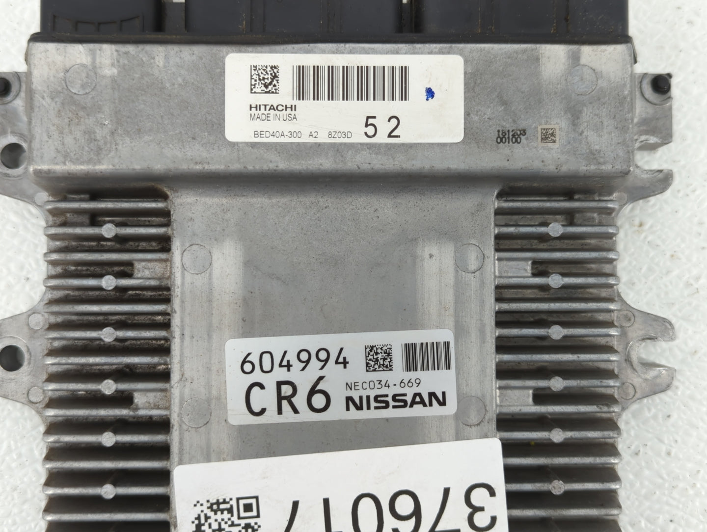 2018-2019 Infiniti Qx60 PCM Engine Control Computer ECU ECM PCU OEM P/N:BED40A-300 A1 NEC034-672, NEC035-004 Fits Fits 2018 