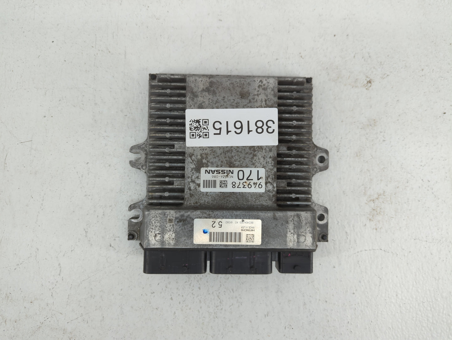 2018-2019 Infiniti Qx60 PCM Engine Control Computer ECU ECM PCU OEM P/N:NEC034-086 Fits Fits 2018 2019 OEM Used Auto Parts -