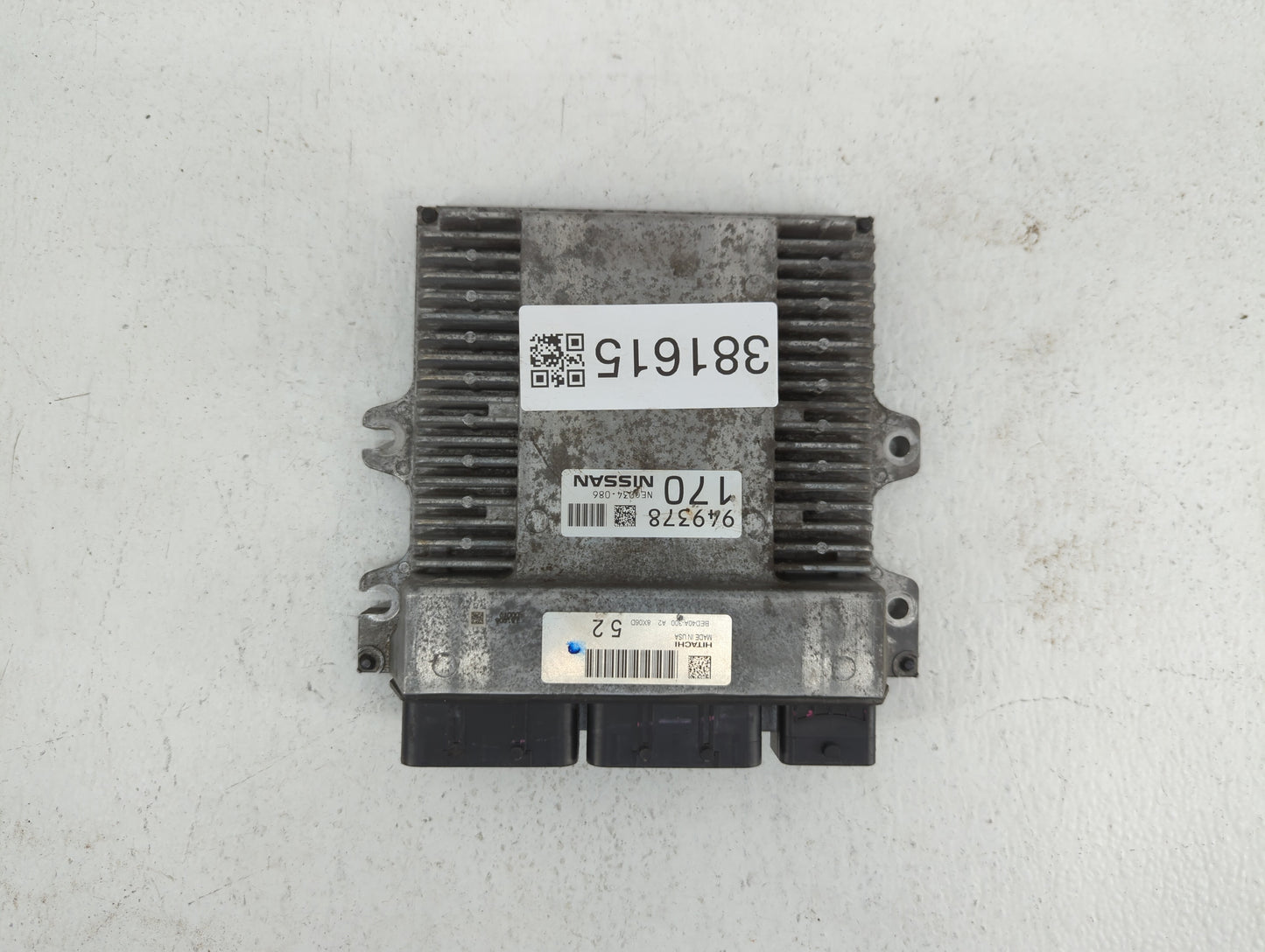2018-2019 Infiniti Qx60 PCM Engine Control Computer ECU ECM PCU OEM P/N:NEC034-086 Fits Fits 2018 2019 OEM Used Auto Parts -