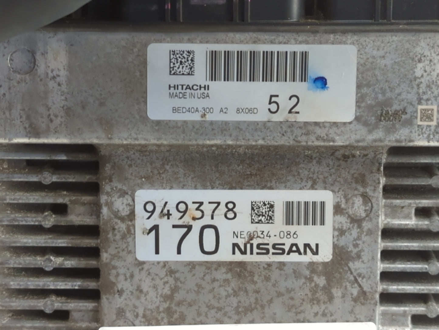 2018-2019 Infiniti Qx60 PCM Engine Control Computer ECU ECM PCU OEM P/N:NEC034-086 Fits Fits 2018 2019 OEM Used Auto Parts -