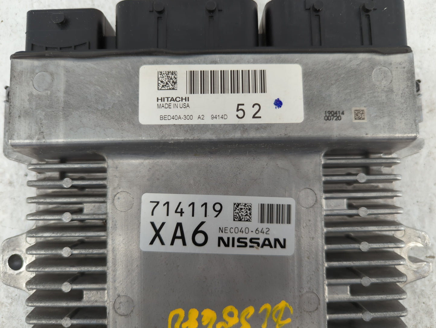 2018-2019 Infiniti Qx60 PCM Engine Control Computer ECU ECM PCU OEM P/N:NEC040-642 BED40A-300, NEC035-002 Fits Fits 2018 201