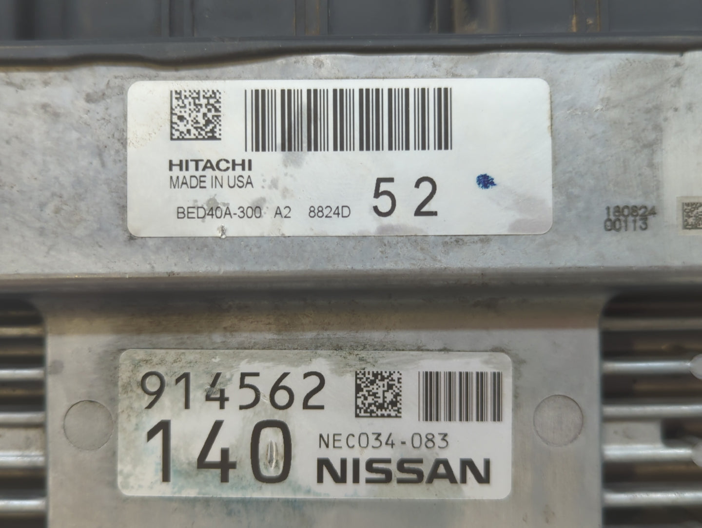 2018-2020 Infiniti Qx60 PCM Engine Control Computer ECU ECM PCU OEM P/N:NEC034-083 BED40A-300 A2 Fits Fits 2018 2019 2020 OE