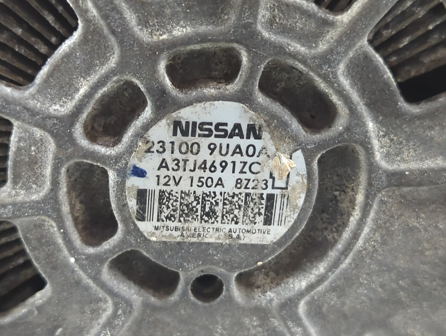 2017-2020 Infiniti Qx60 Alternator Replacement Generator Charging Assembly Engine OEM P/N:23100 9UA0A Fits OEM Used Auto Par
