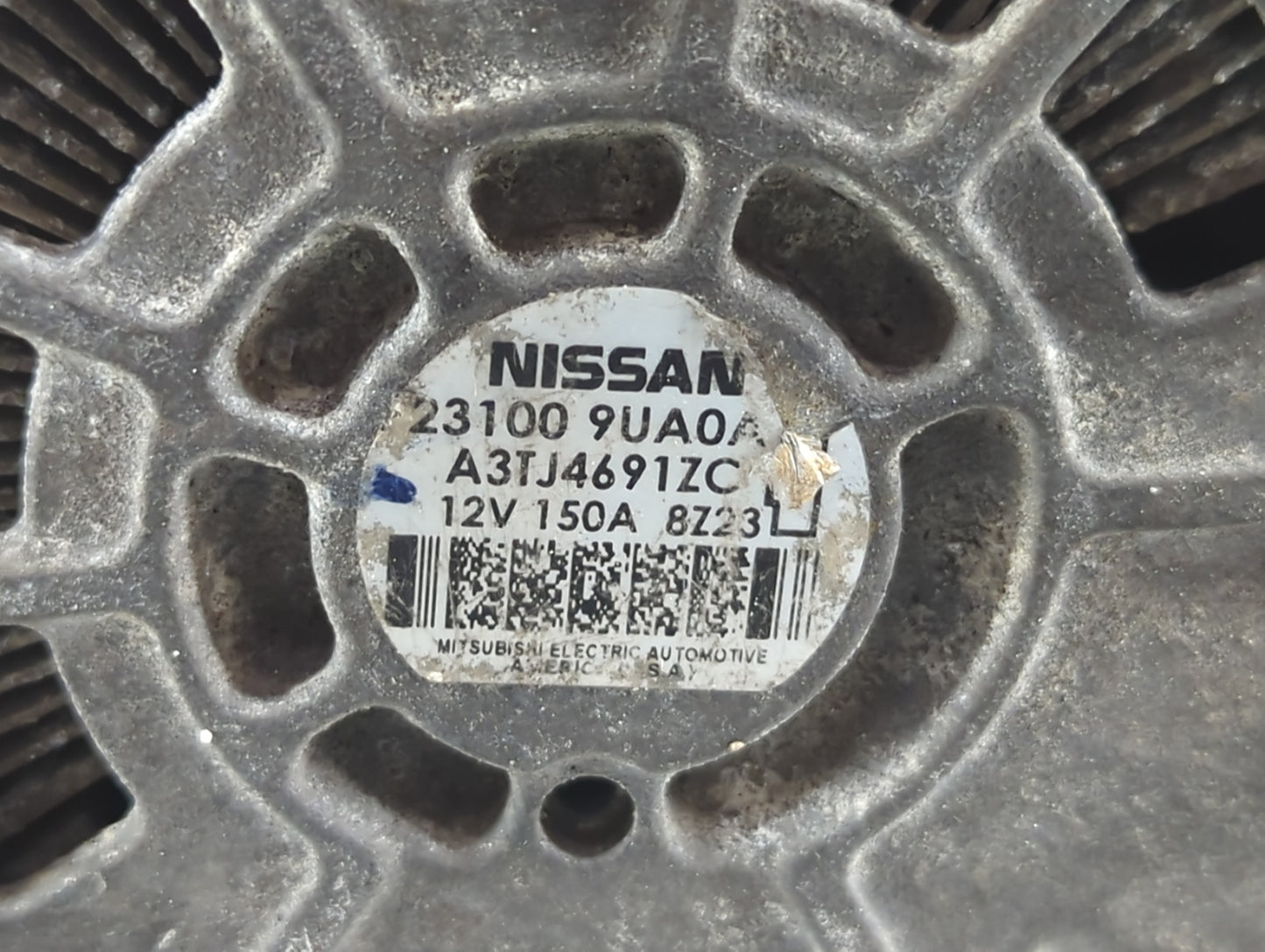 2017-2020 Infiniti Qx60 Alternator Replacement Generator Charging Assembly Engine OEM P/N:23100 9UA0A Fits OEM Used Auto Par