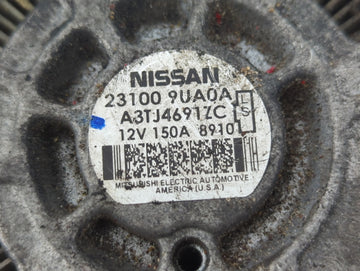 2017-2020 Infiniti Qx60 Alternator Replacement Generator Charging Assembly Engine OEM P/N:23100 9UA0A Fits OEM Used Auto Parts