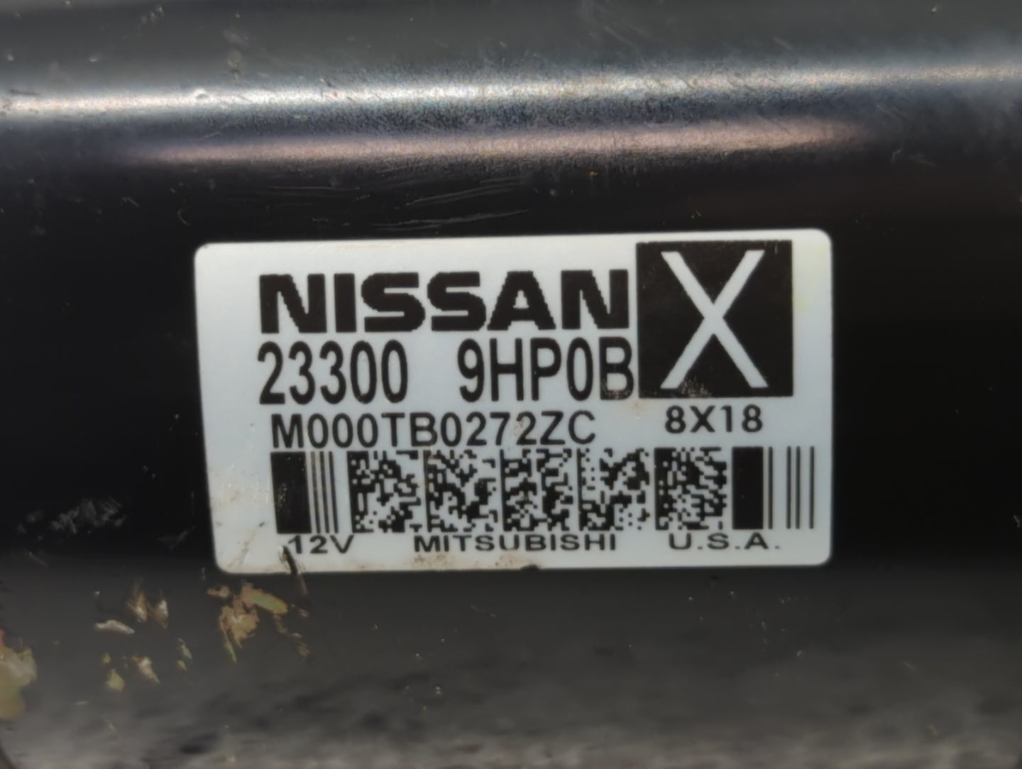 2015-2020 Infiniti Qx60 Car Starter Motor Solenoid OEM P/N:M000TB0272ZC 23300 9HP0B Fits OEM Used Auto Parts - Oemusedautopa