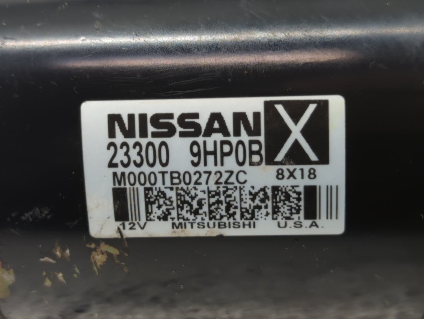 2015-2020 Infiniti Qx60 Car Starter Motor Solenoid OEM P/N:M000TB0272ZC 23300 9HP0B Fits OEM Used Auto Parts - Oemusedautopa