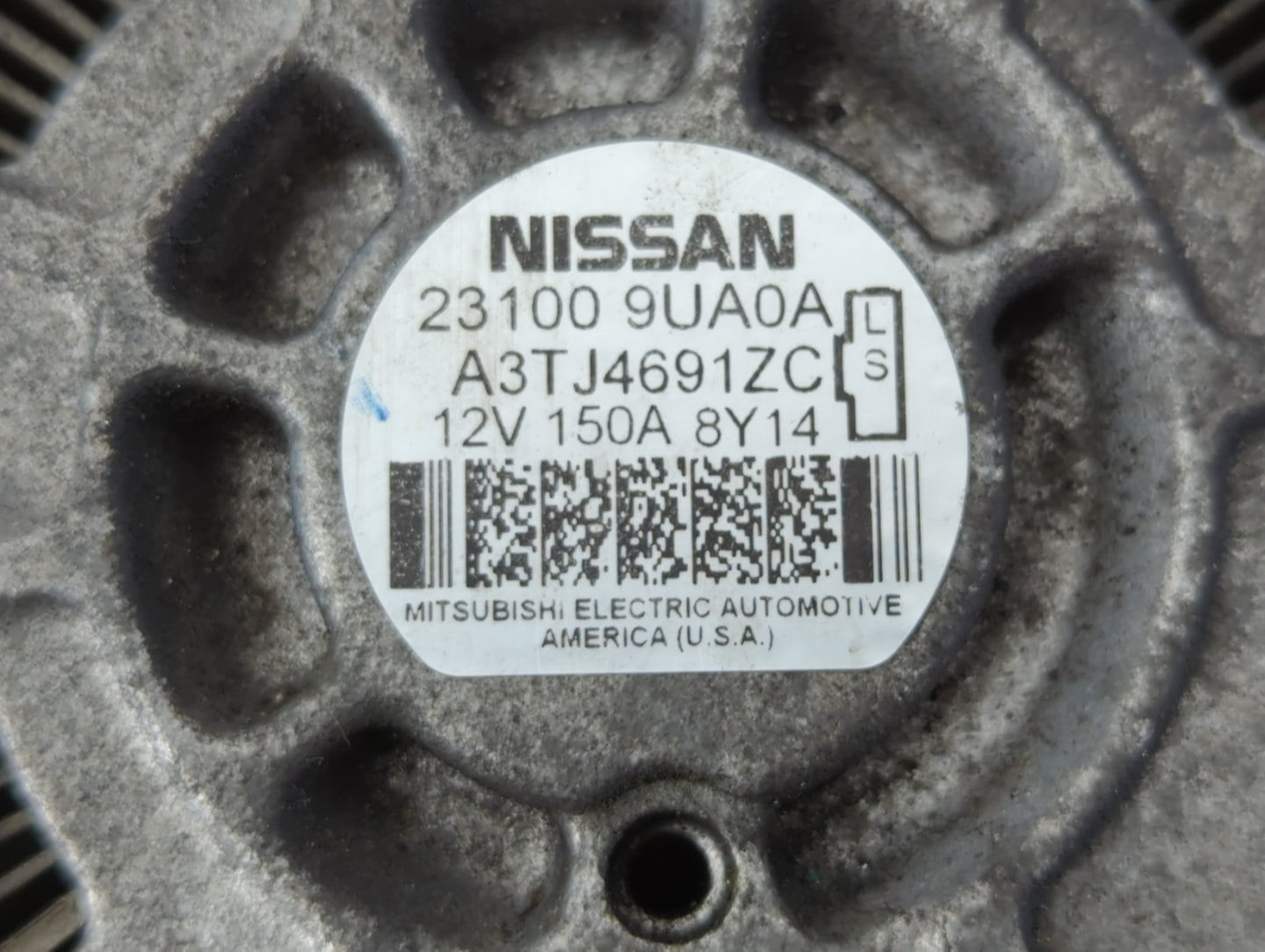 2017-2020 Infiniti Qx60 Alternator Replacement Generator Charging Assembly Engine OEM P/N:A3TJ4691ZC 23100 9UA0A Fits OEM Us