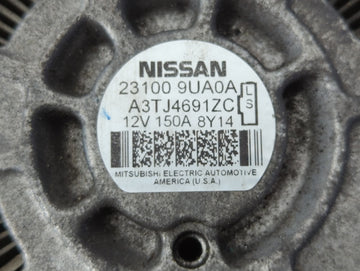 2017-2020 Infiniti Qx60 Alternator Replacement Generator Charging Assembly Engine OEM P/N:A3TJ4691ZC 23100 9UA0A Fits OEM Used Auto Parts