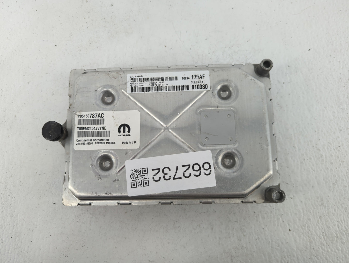 2018-2020 Infiniti Qx60 PCM Engine Control Computer ECU ECM PCU OEM P/N:68214175AF Fits Fits 2018 2019 2020 OEM Used Auto Pa
