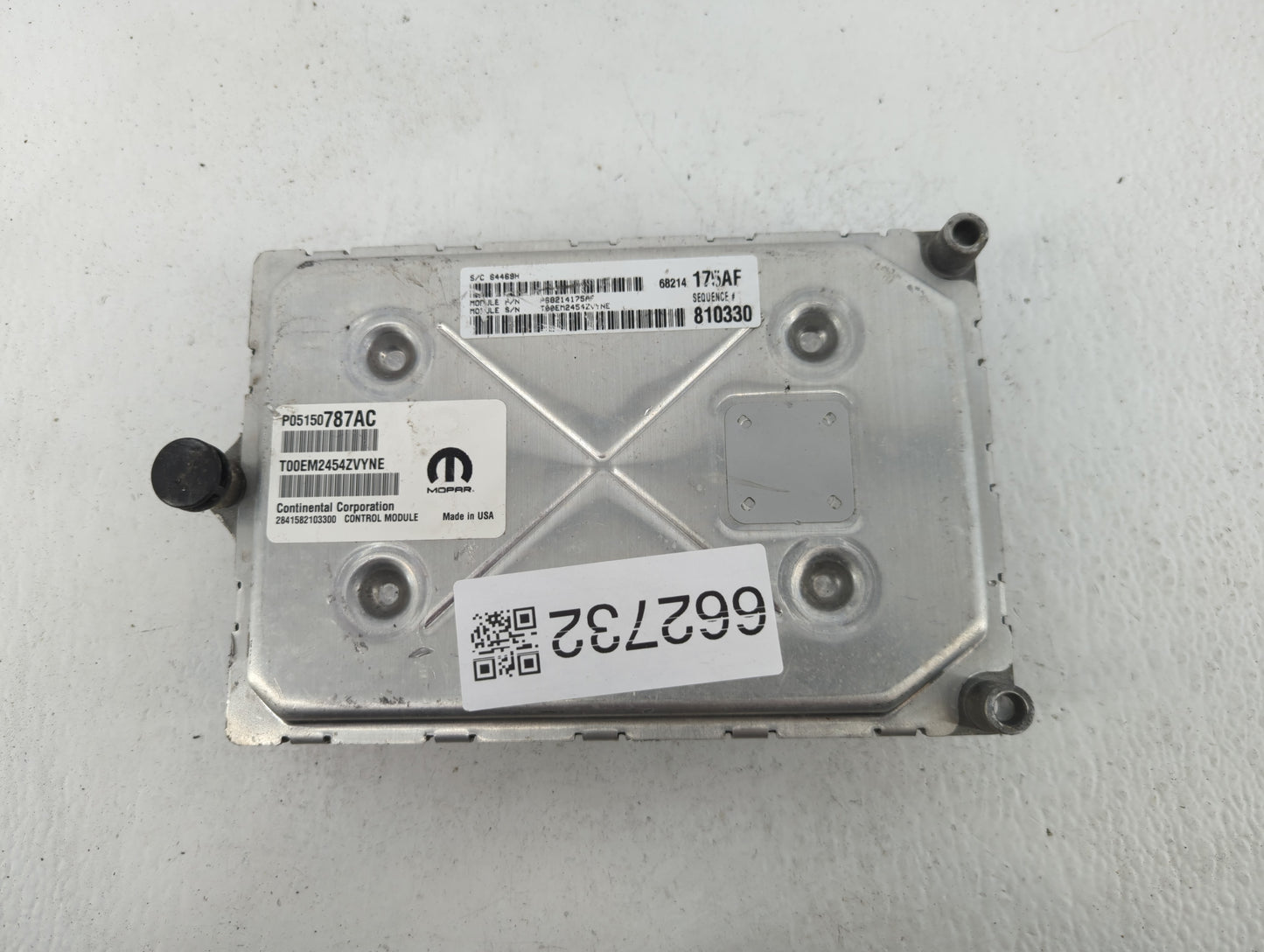 2018-2020 Infiniti Qx60 PCM Engine Control Computer ECU ECM PCU OEM P/N:68214175AF Fits Fits 2018 2019 2020 OEM Used Auto Pa