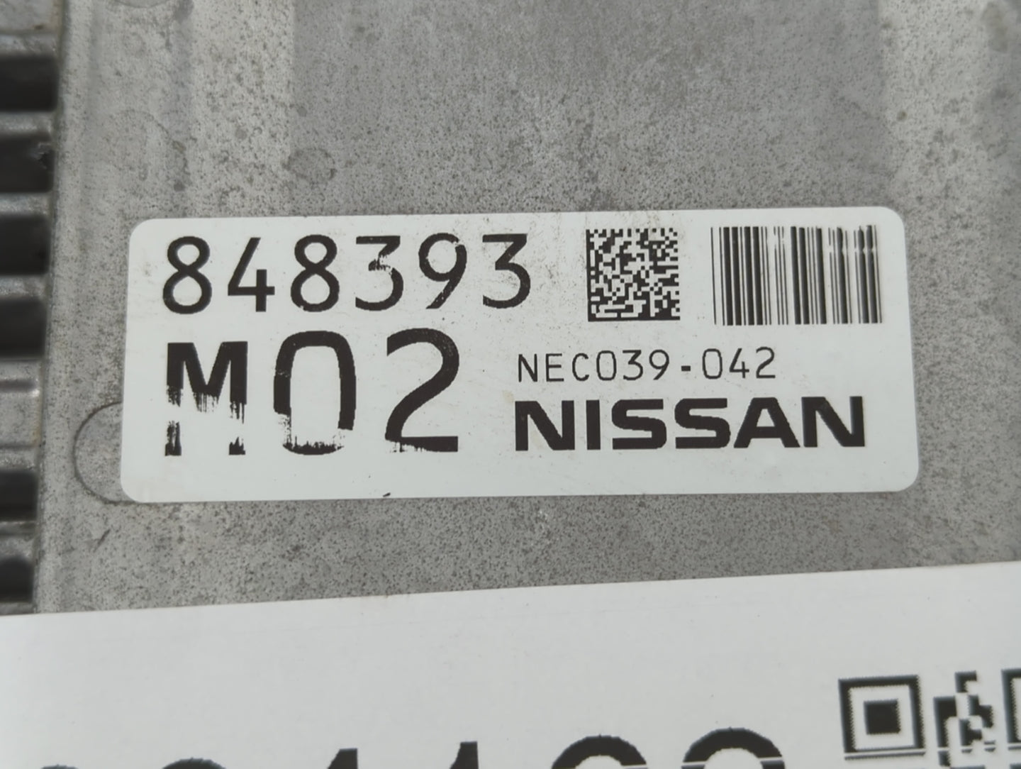2018-2020 Infiniti Qx60 PCM Engine Control Computer ECU ECM PCU OEM P/N:848393 M02 NEC039-042 Fits Fits 2018 2019 2020 OEM U
