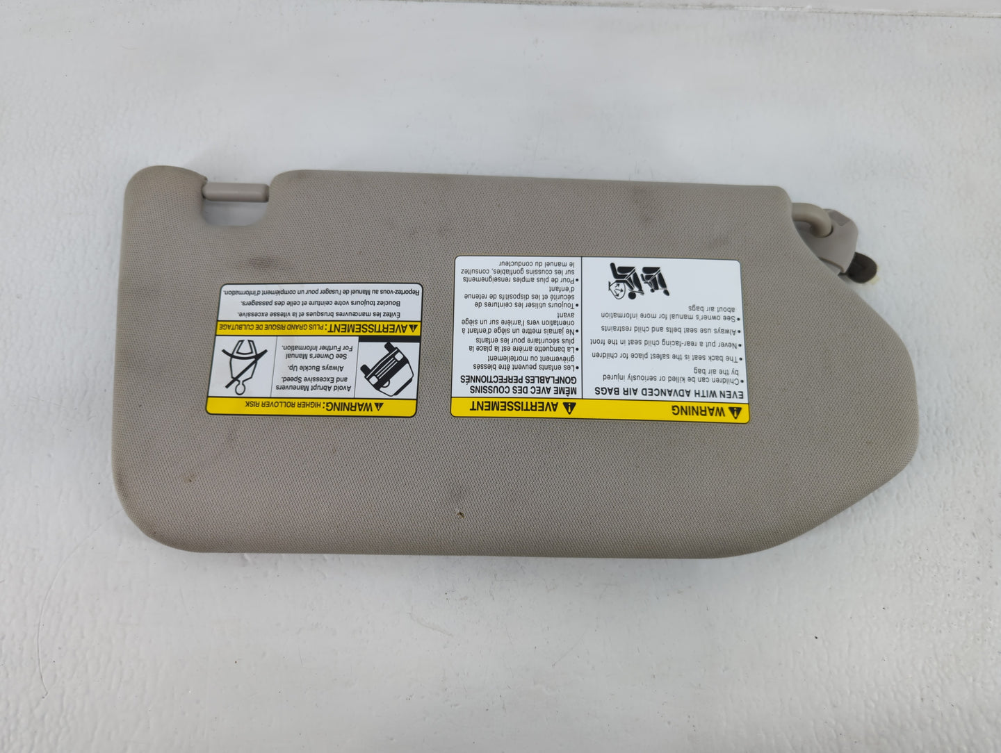 2019-2020 Infiniti Qx60 Sun Visor Shade Replacement Passenger Right Mirror Fits Fits 2019 2020 OEM Used Auto Parts - Oemused