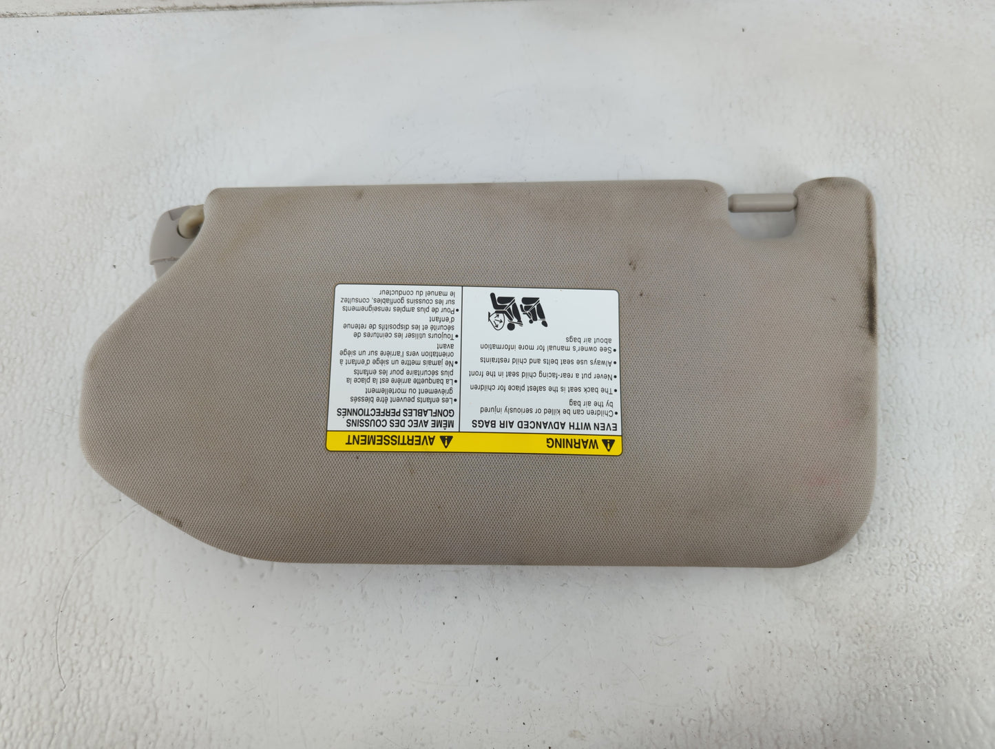 2019-2020 Infiniti Qx60 Sun Visor Shade Replacement Passenger Right Mirror Fits Fits 2019 2020 OEM Used Auto Parts - Oemused