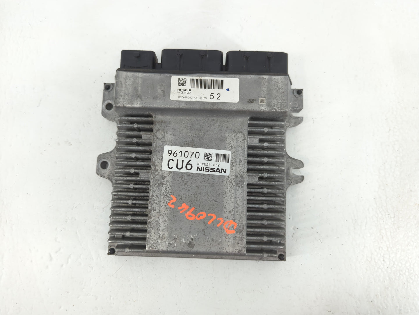 2018-2020 Infiniti Qx60 PCM Engine Control Computer ECU ECM PCU OEM P/N:BED40A-300 A2 Fits Fits 2018 2019 2020 OEM Used Auto
