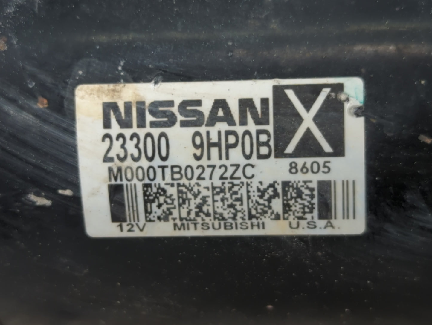 2015-2020 Infiniti Qx60 Car Starter Motor Solenoid OEM P/N:23300 9HP0B Fits Fits 2015 2016 2017 2018 2019 2020 2021 2022 OEM