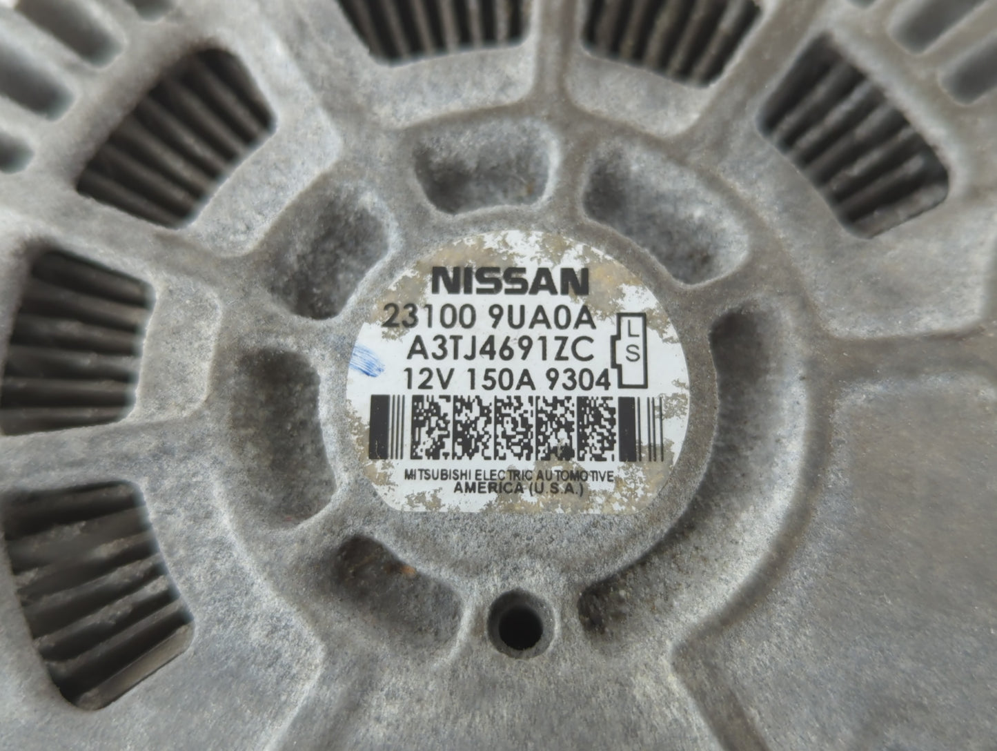 2017-2020 Infiniti Qx60 Alternator Replacement Generator Charging Assembly Engine OEM P/N:23100 9UA0A Fits OEM Used Auto Par