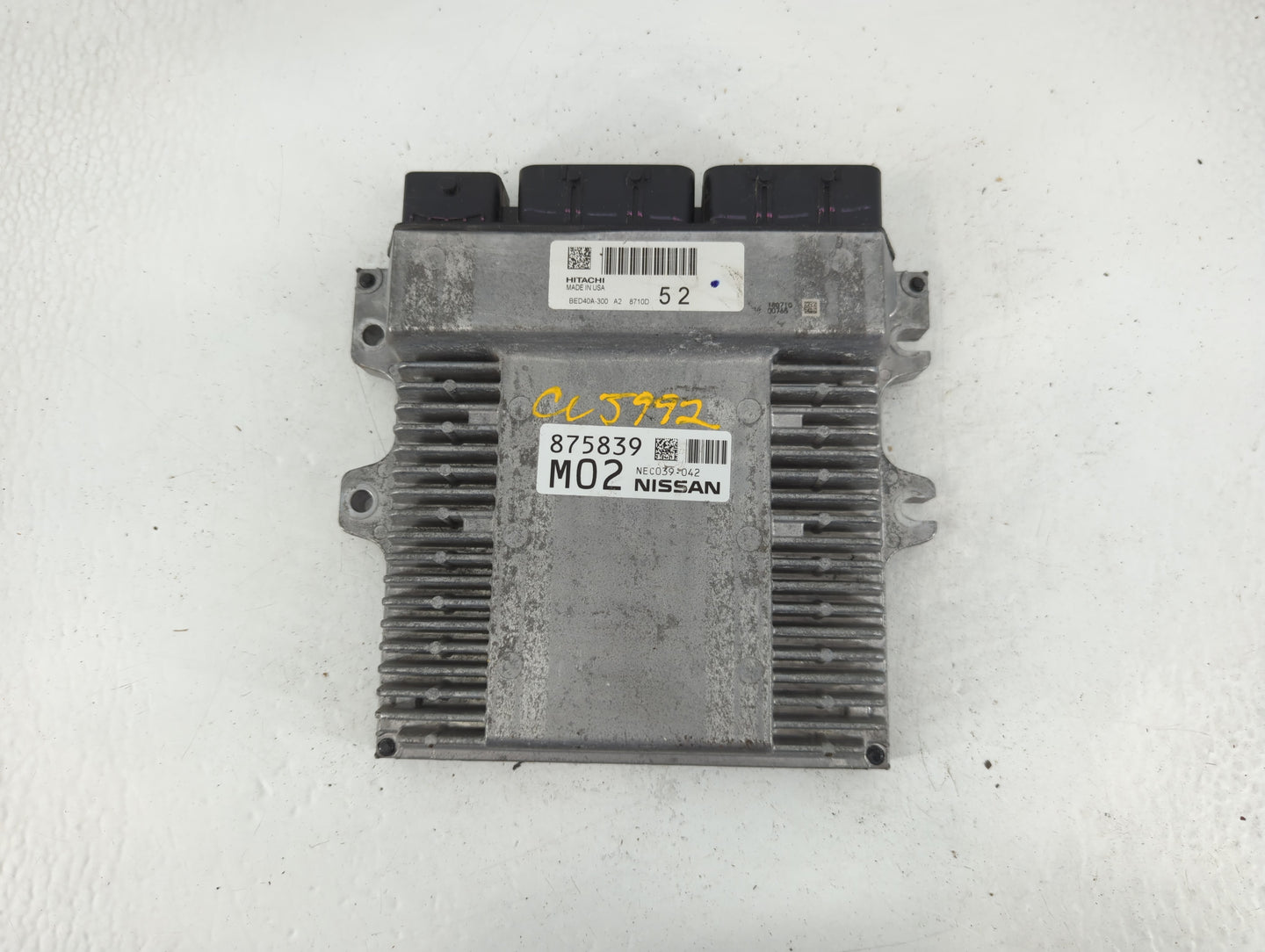 2018-2020 Infiniti Qx60 PCM Engine Control Computer ECU ECM PCU OEM P/N:875839 NEC039-042 Fits Fits 2018 2019 2020 OEM Used 