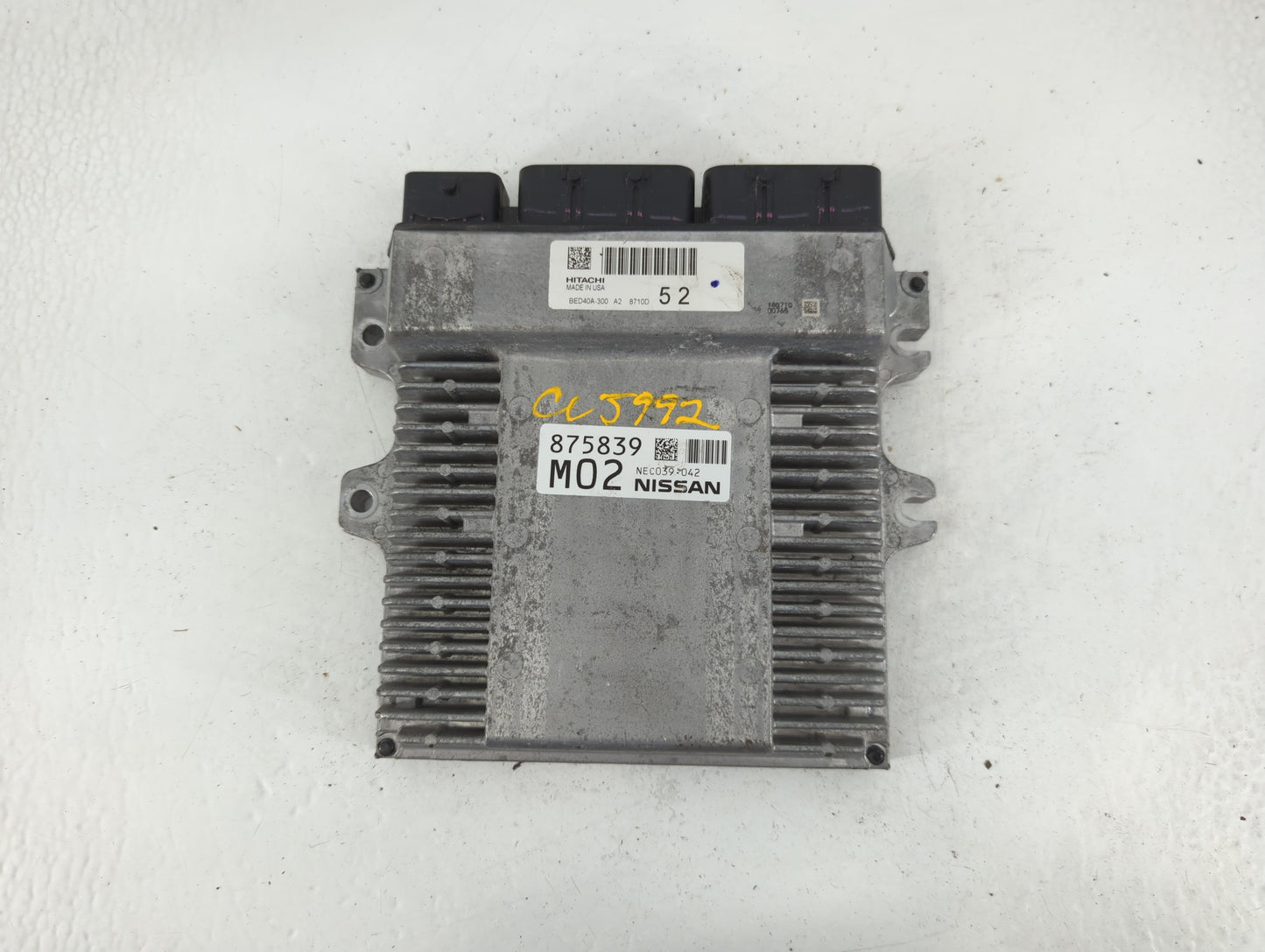 2018-2020 Infiniti Qx60 PCM Engine Control Computer ECU ECM PCU OEM P/N:875839 NEC039-042 Fits Fits 2018 2019 2020 OEM Used 