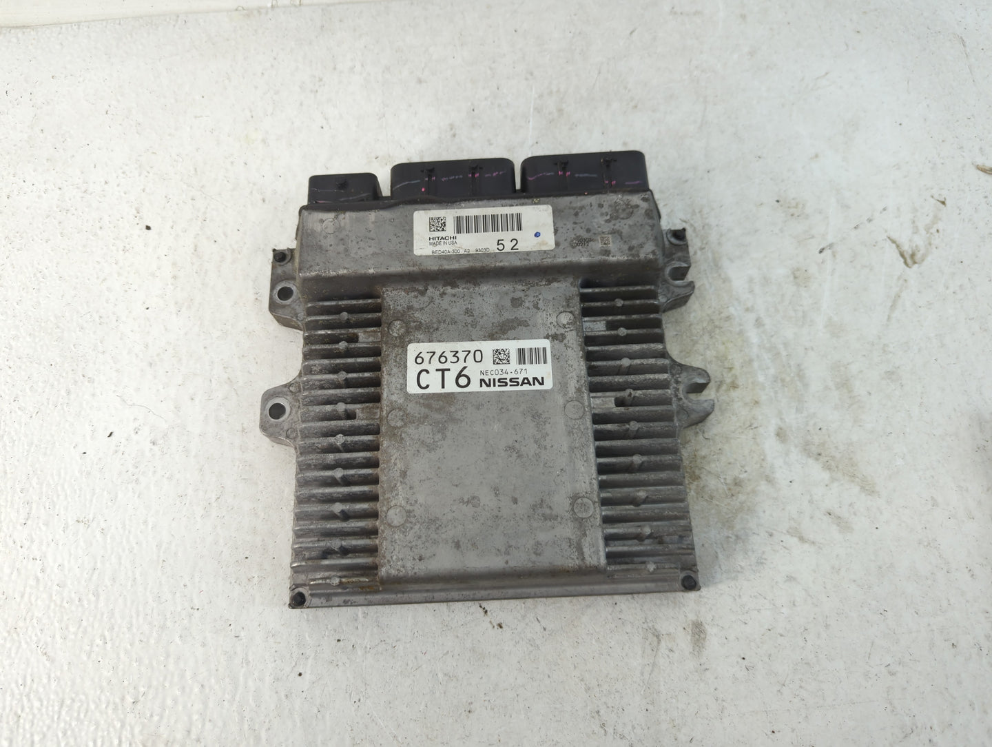 2018-2020 Infiniti Qx60 PCM Engine Control Computer ECU ECM PCU OEM P/N:BED40A-300 A2 NEC034-671 Fits Fits 2018 2019 2020 OE