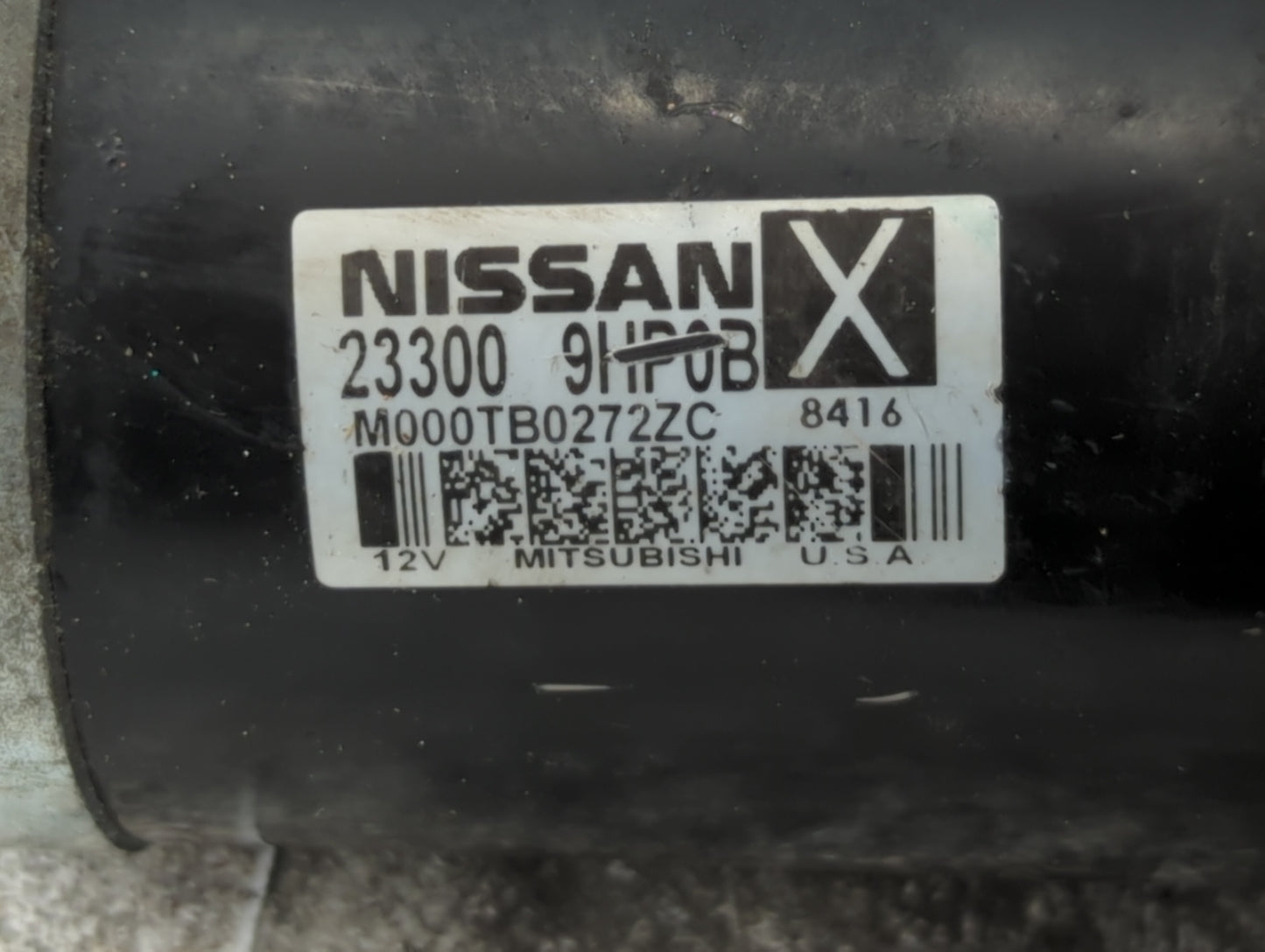 2015-2020 Infiniti Qx60 Car Starter Motor Solenoid OEM P/N:23300 9HP0B Fits Fits 2015 2016 2017 2018 2019 2020 2021 2022 OEM