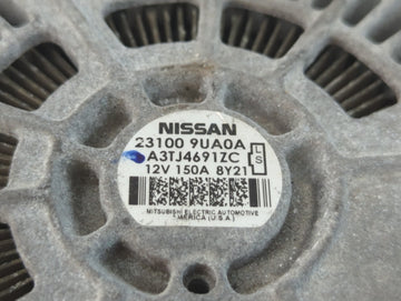 2017-2020 Infiniti Qx60 Alternator Replacement Generator Charging Assembly Engine OEM P/N:23100 9UA0A Fits OEM Used Auto Parts
