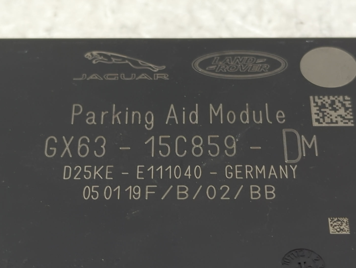 2019 Jaguar E-pace Driver Assist Control Module Gx63-15c859-dm - Oemusedautoparts1.com