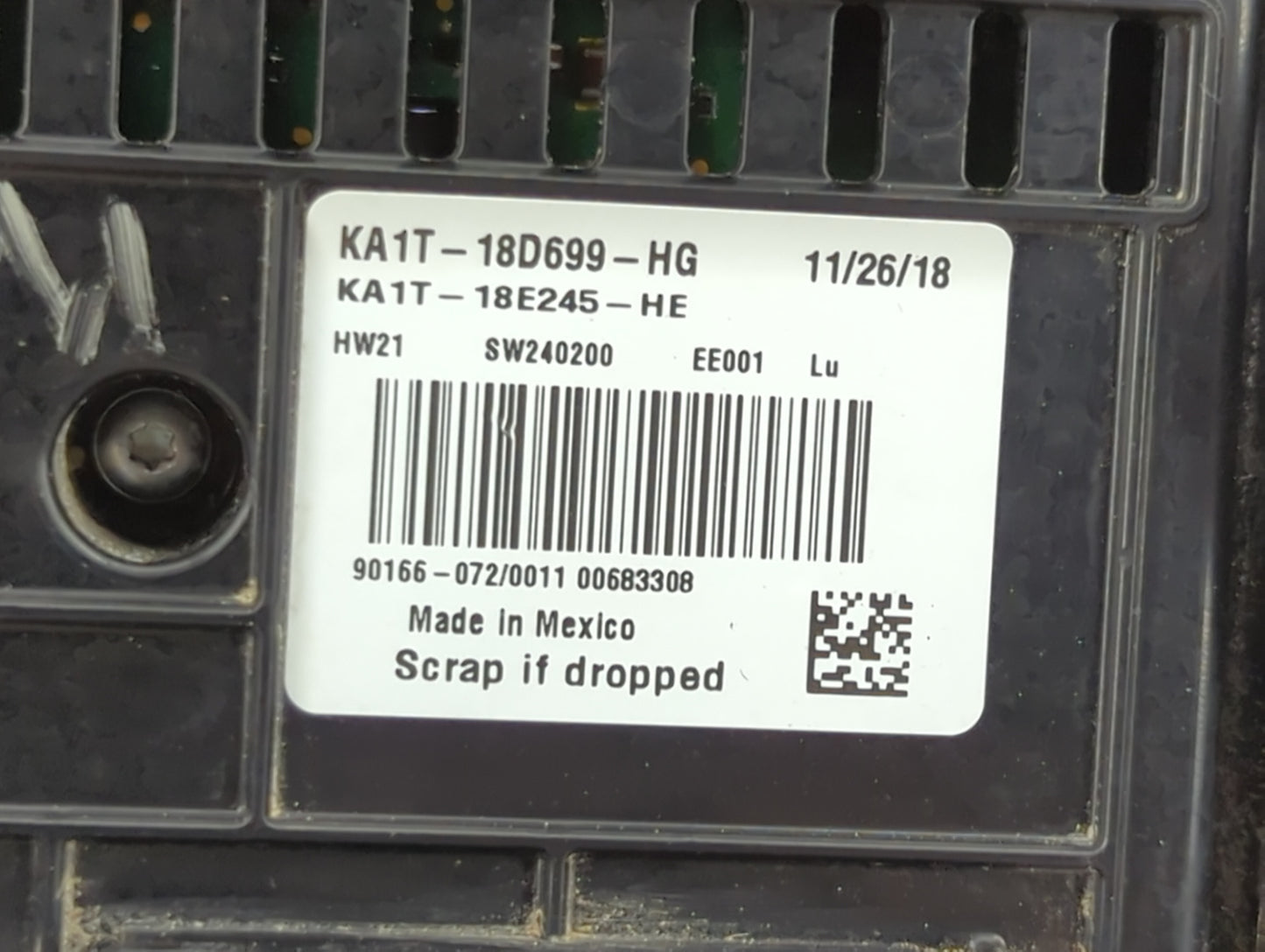 2019 Jaguar F-Pace Climate Control Module Temperature AC/Heater Replacement P/N:KA1T-18D699-HG KA1T-18E245-HE Fits OEM Used 