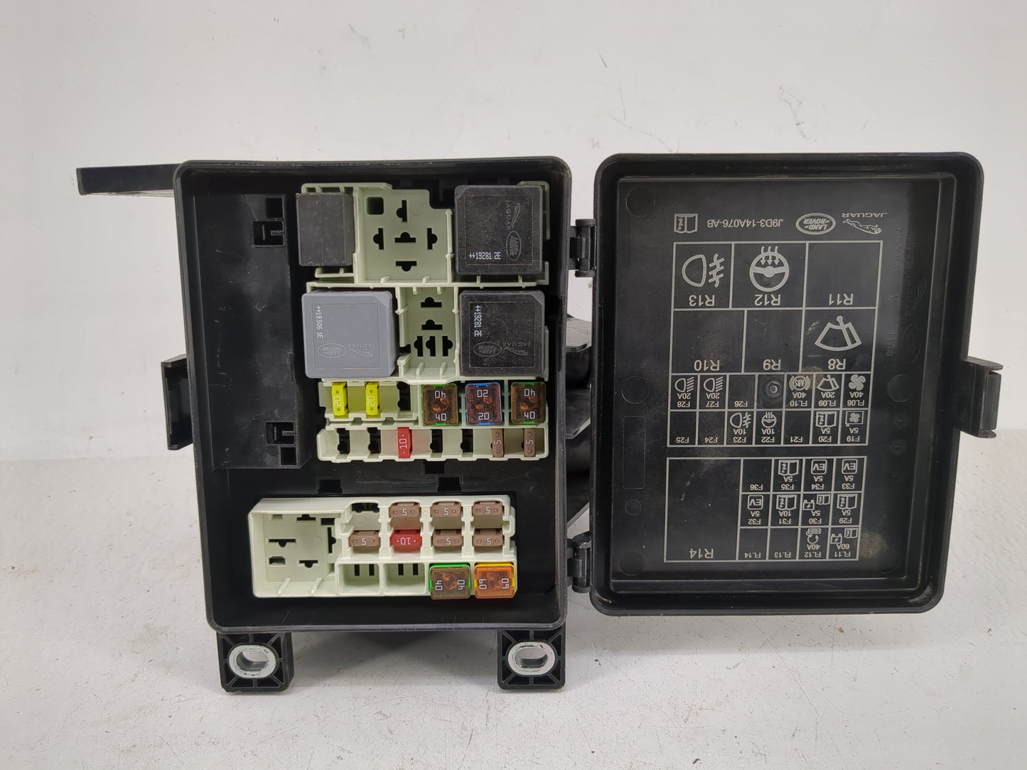 2019 Jaguar I-Pace Fusebox Fuse Box Panel Relay Module P/N:J9D3-14A076-AB Fits OEM Used Auto Parts - Oemusedautoparts1.com
