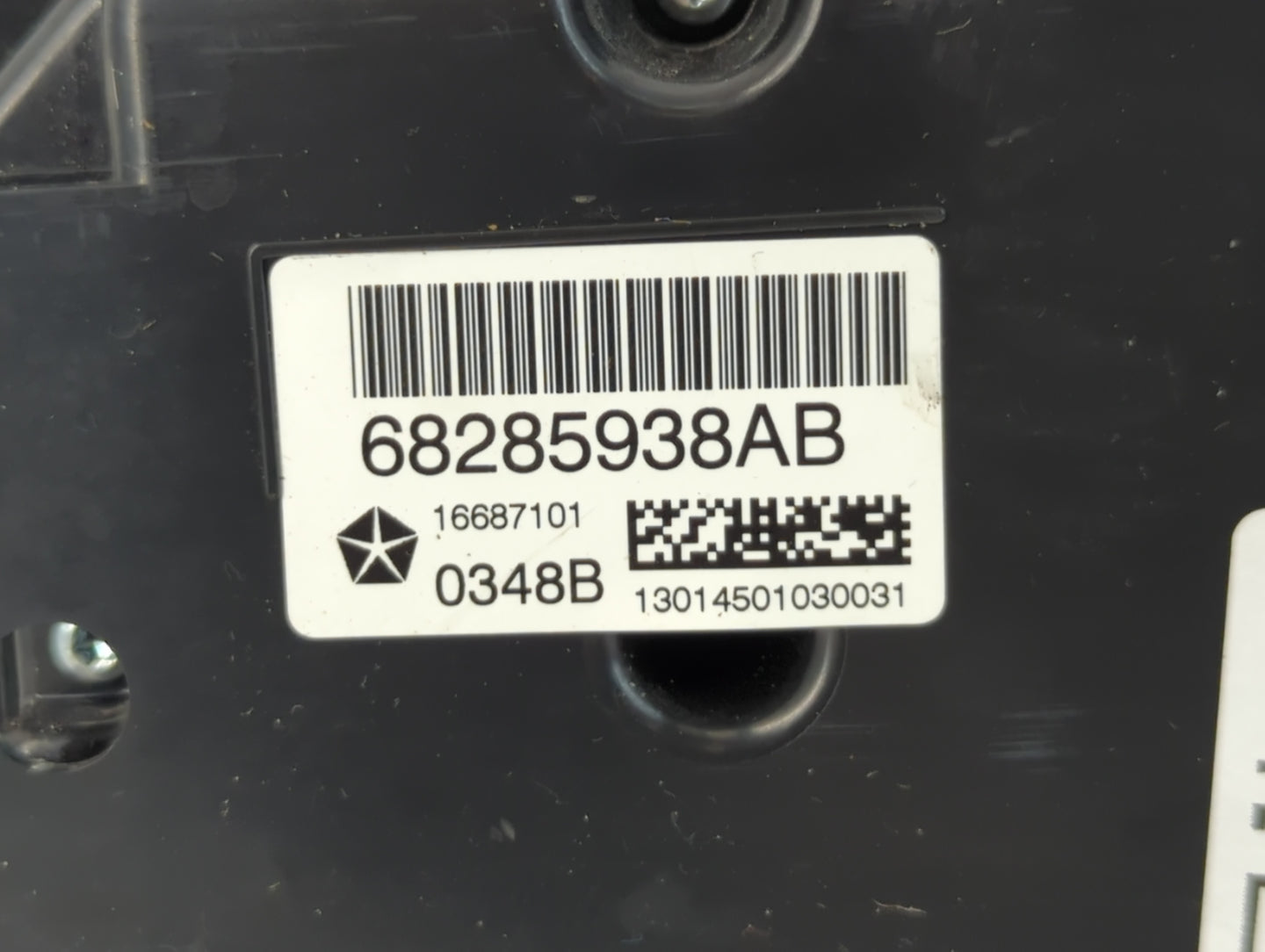 2019-2022 Jeep Cherokee Climate Control Module Temperature AC/Heater Replacement P/N:68285938AB Fits Fits 2019 2020 2021 202