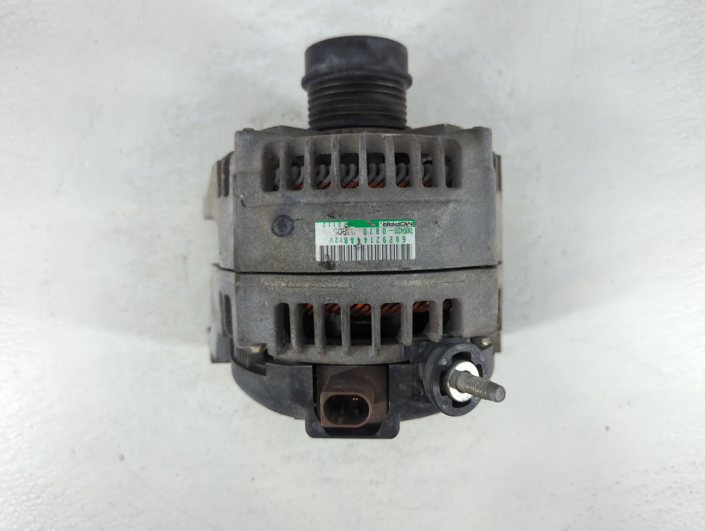 2019-2022 Jeep Cherokee Alternator Replacement Generator Charging Assembly Engine OEM P/N:TN104211-0870 68292144AB Fits OEM 