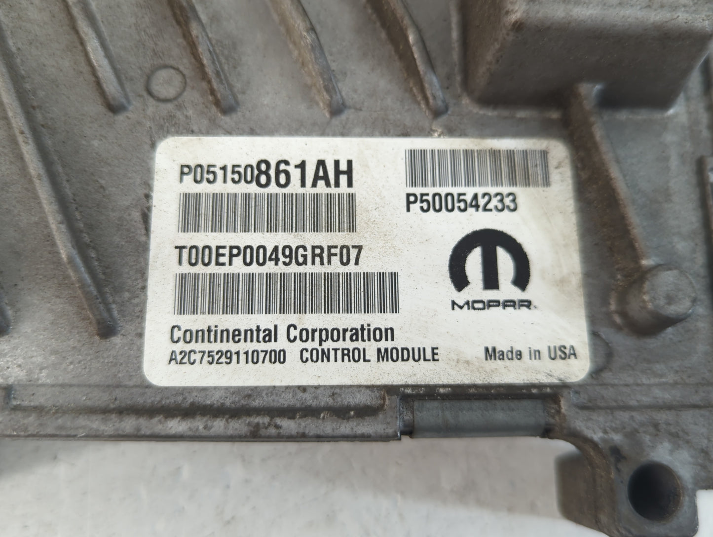 2019-2021 Jeep Cherokee PCM Engine Control Computer ECU ECM PCU OEM P/N:P05150861AH Fits Fits 2019 2020 2021 2022 OEM Used A