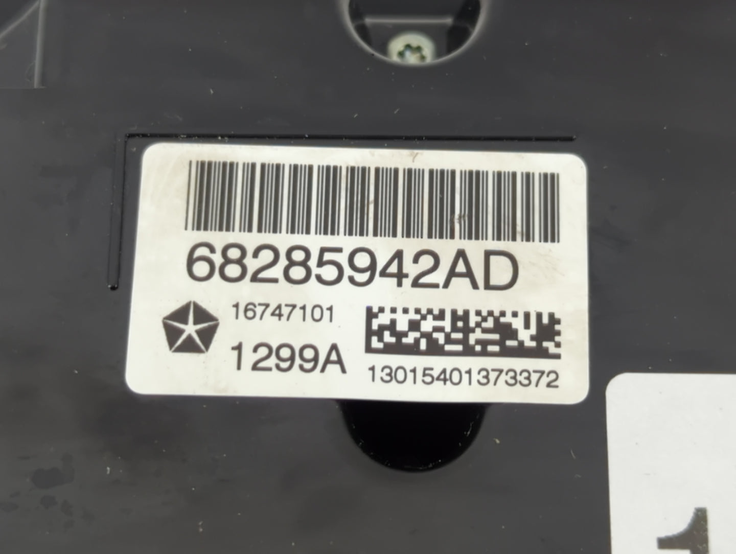 2019-2022 Jeep Cherokee Climate Control Module Temperature AC/Heater Replacement P/N:68285942AD Fits Fits 2019 2020 2021 202