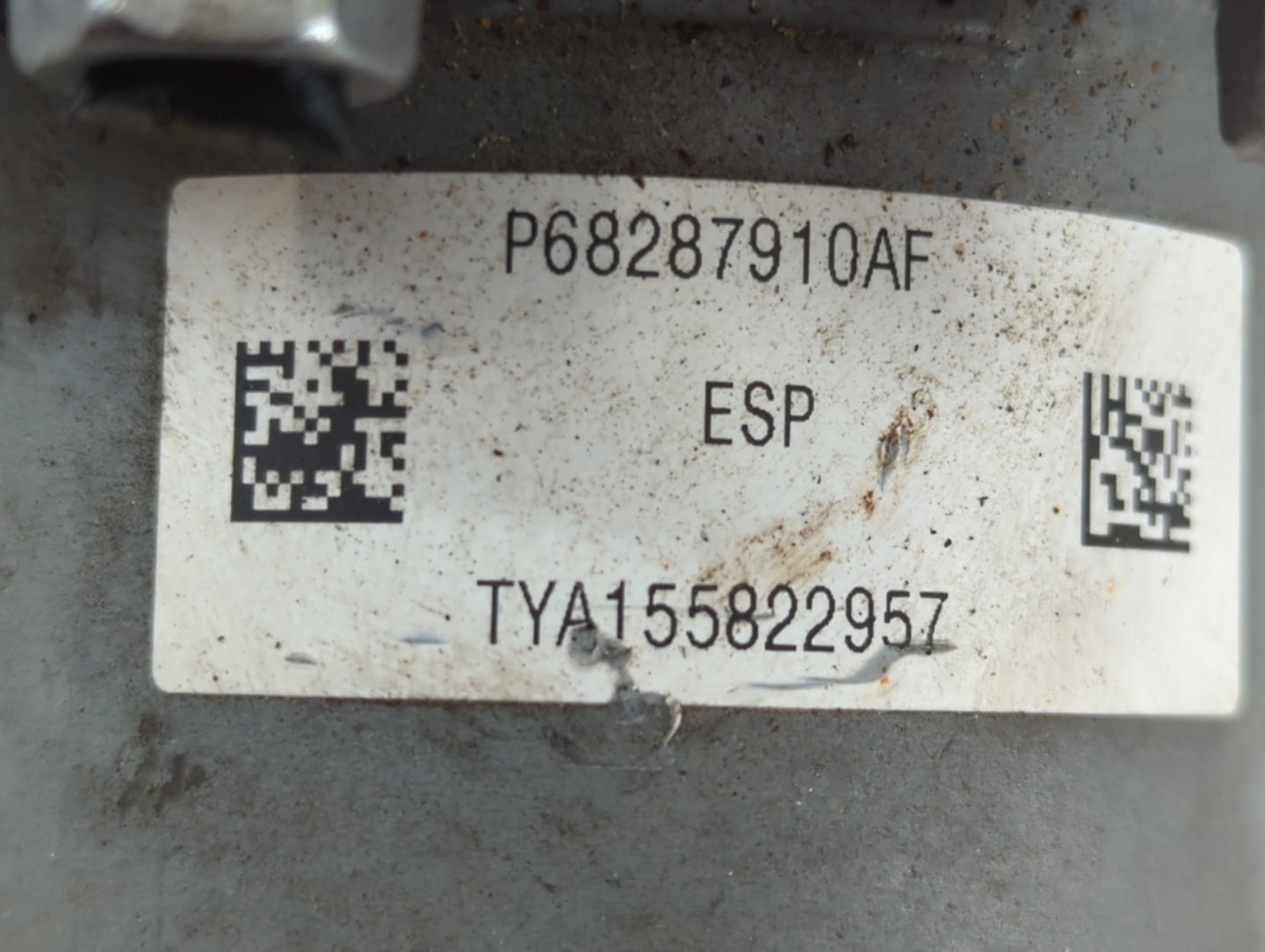 2019 Jeep Cherokee ABS Pump Control Module Replacement P/N:P68287910AF Fits OEM Used Auto Parts - Oemusedautoparts1.com