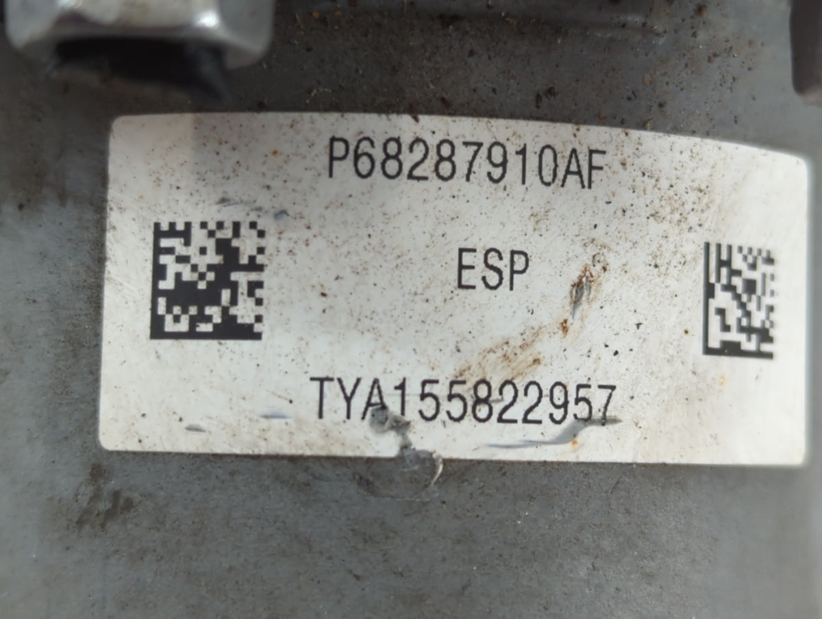 2019 Jeep Cherokee Anti-Lock Brake ABS Pump Module Actuator OEM P/N:P68287910AF Fits OEM Used Auto Parts - Oemusedautoparts1