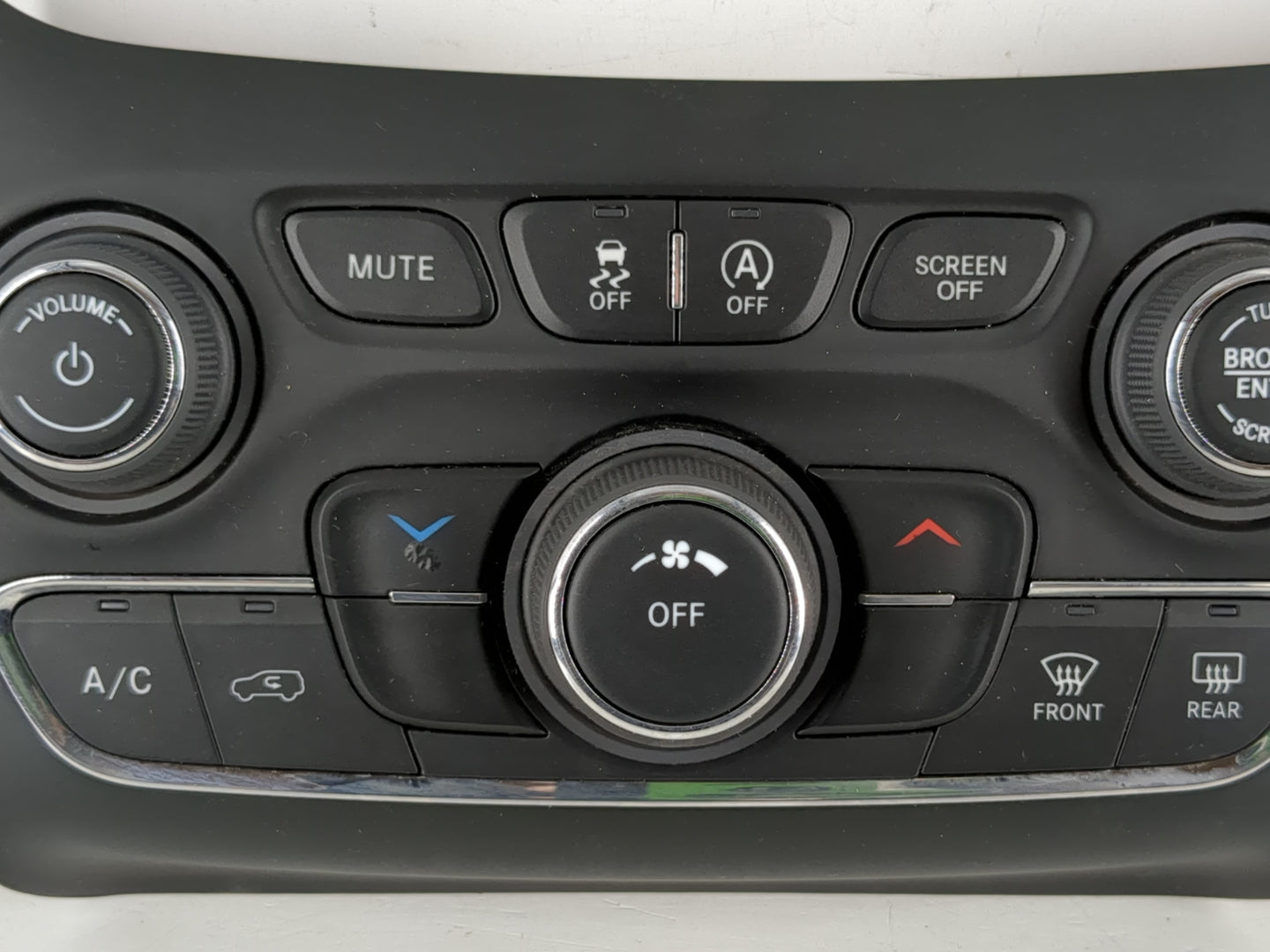 2019-2022 Jeep Cherokee Climate Control Module Temperature AC/Heater Replacement P/N:68285938AF Fits Fits 2019 2020 2021 202