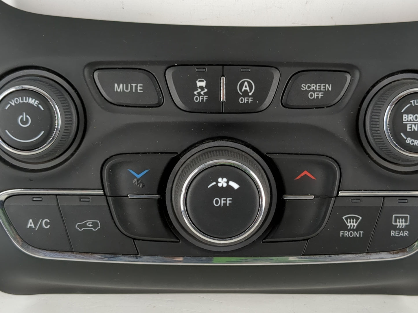 2019-2022 Jeep Cherokee Climate Control Module Temperature AC/Heater Replacement P/N:68285938AF Fits Fits 2019 2020 2021 202