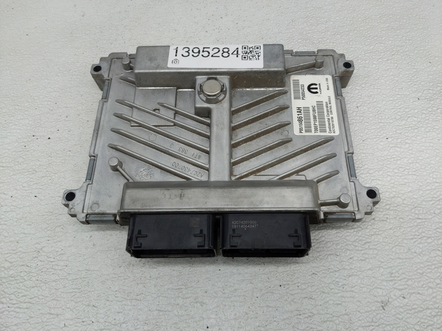 2019-2021 Jeep Cherokee PCM Engine Control Computer ECU ECM PCU OEM P/N:P05150861AH Fits Fits 2019 2020 2021 2022 OEM Used A