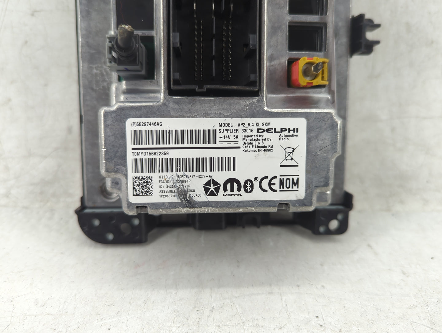 2020 Jeep Cherokee Radio AM FM Cd Player Receiver Replacement P/N:68297446AG Fits OEM Used Auto Parts - Oemusedautoparts1.co