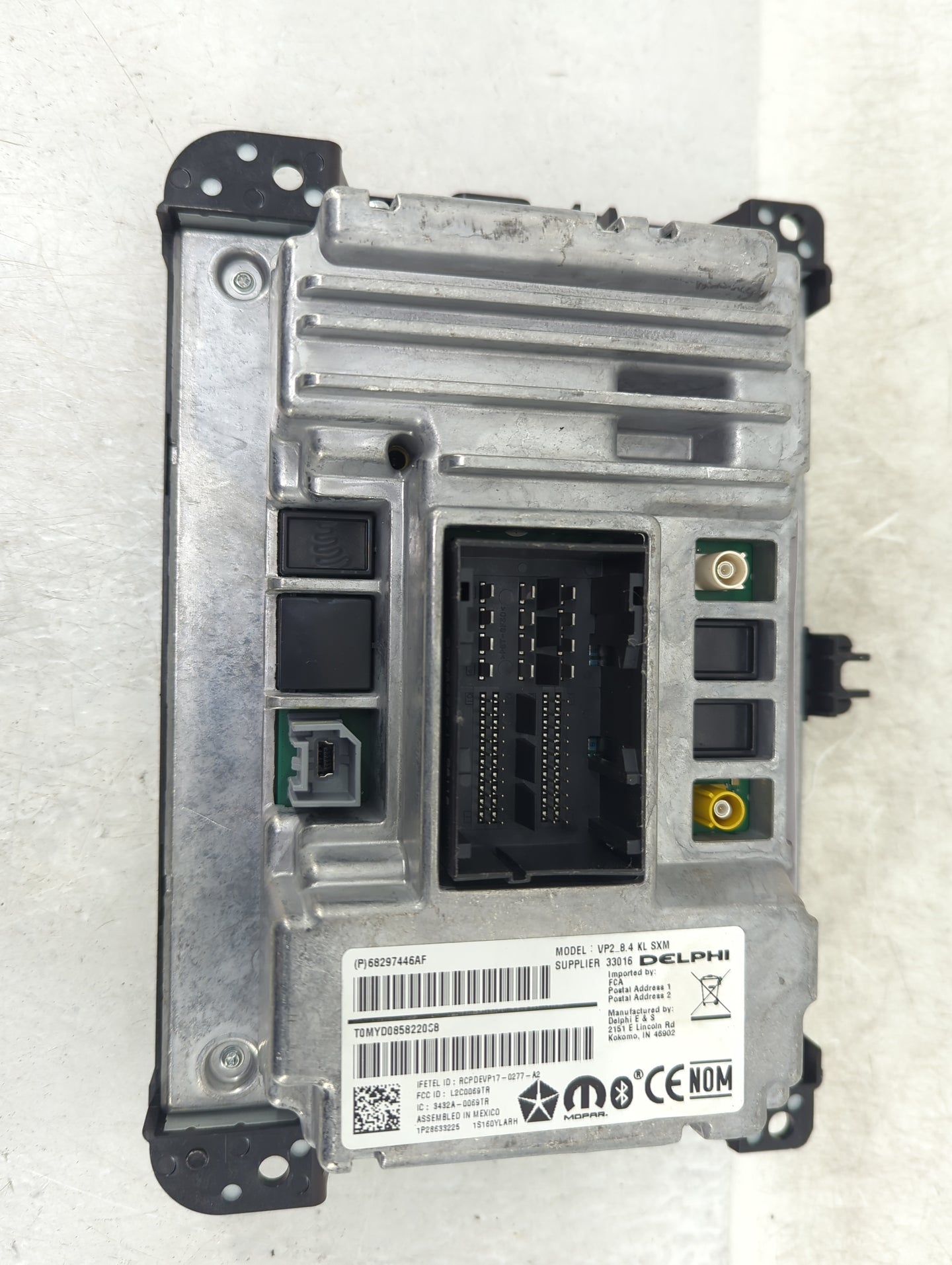 2020 Jeep Cherokee Radio AM FM Cd Player Receiver Replacement P/N:3432A-0069TR Fits OEM Used Auto Parts - Oemusedautoparts1.