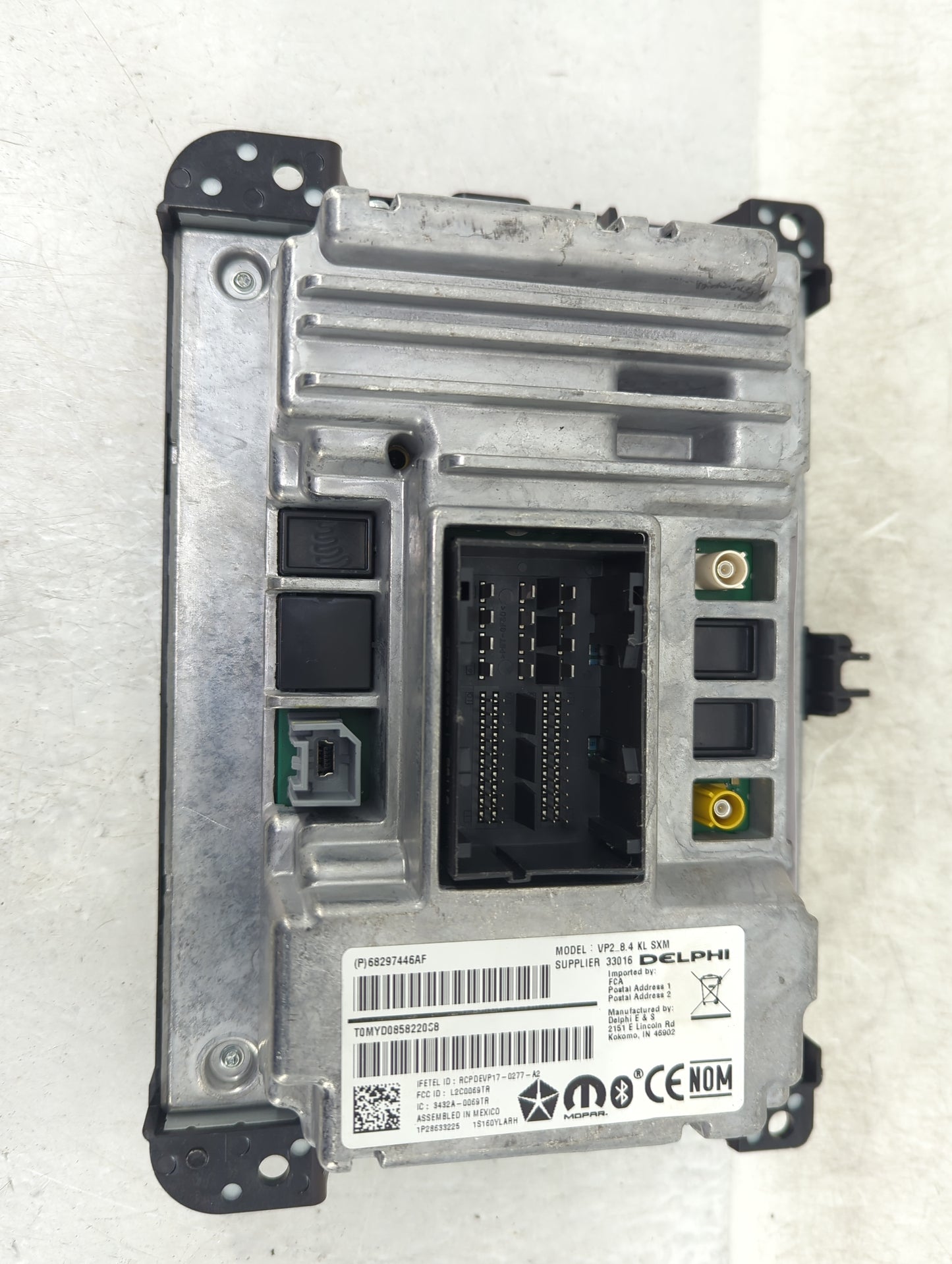 2020 Jeep Cherokee Radio AM FM Cd Player Receiver Replacement P/N:3432A-0069TR Fits OEM Used Auto Parts - Oemusedautoparts1.