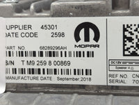 2019 Jeep Cherokee Information Display Screen - Oemusedautoparts1.com